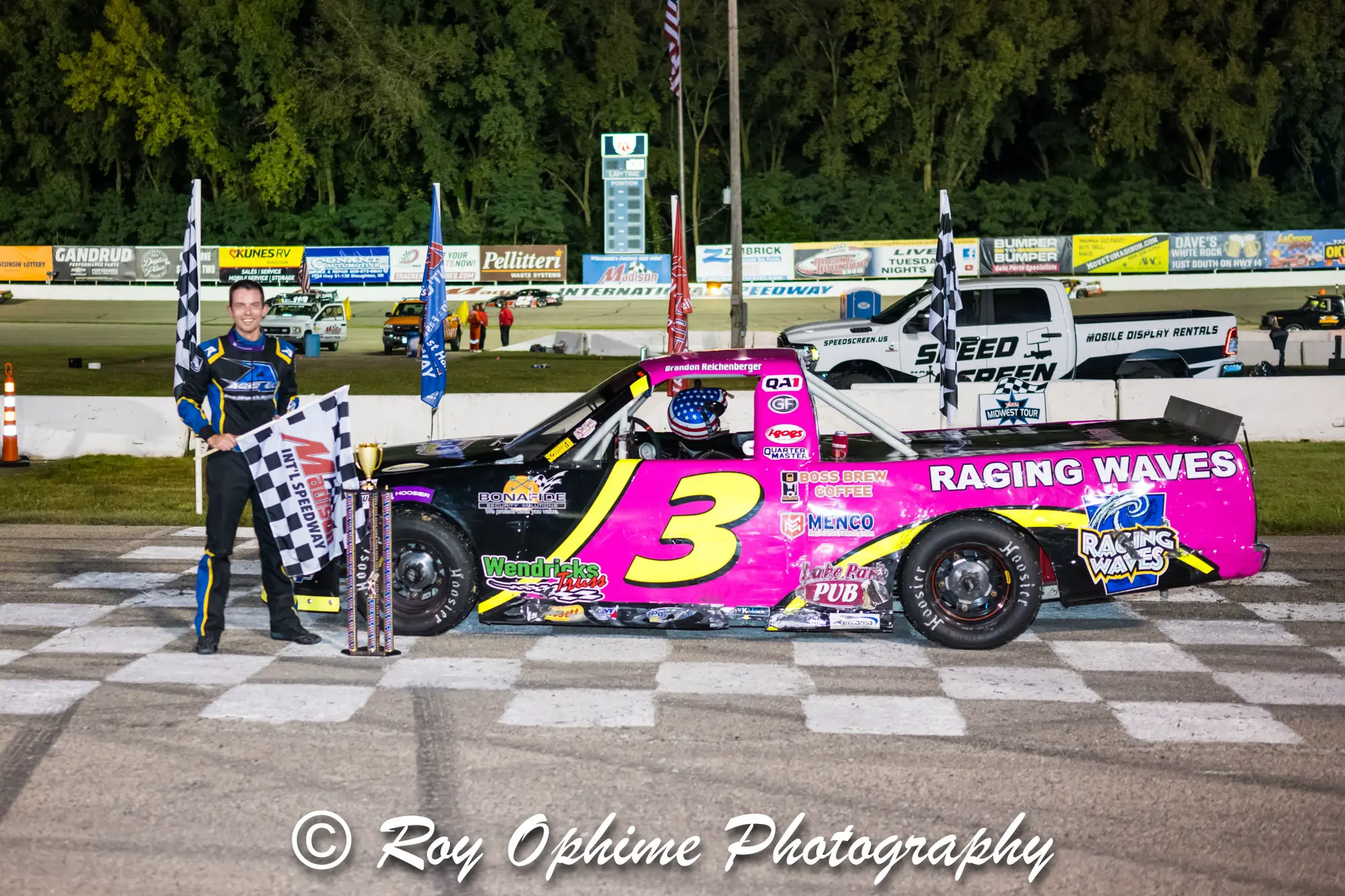 Featured image for “Brandon Reichenberger Wins Hougan Farms 30 at Madison”