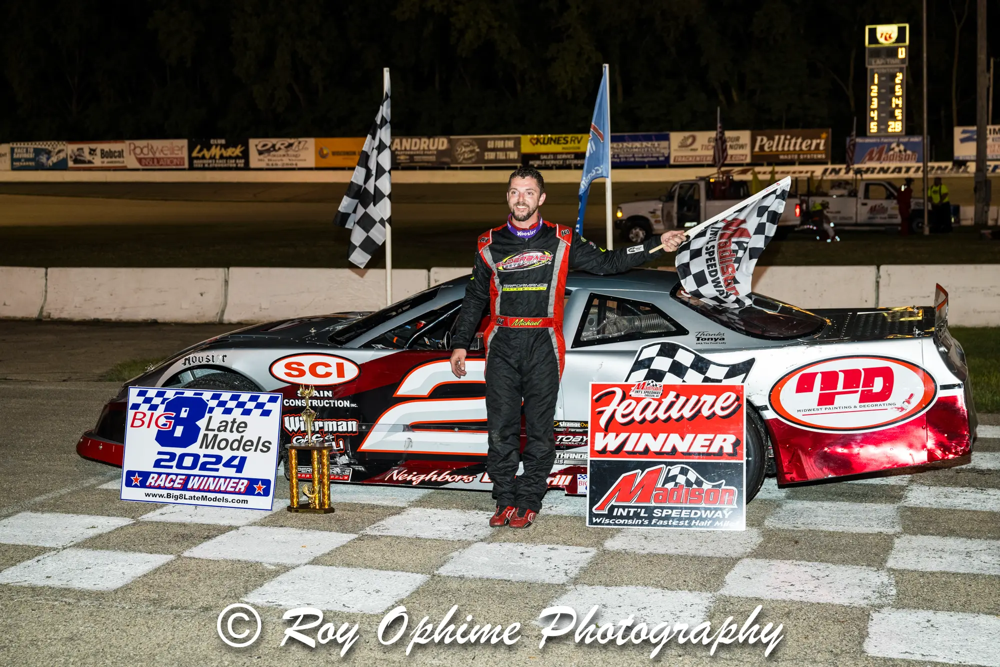 Featured image for “Michael Bilderback Cruises to Victory Lane at Madison”